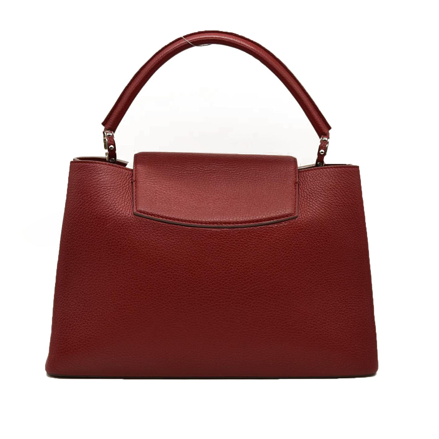 Louis Vuitton  Taurillon Capucines MM Rubis Tote