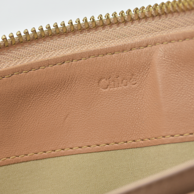 Chloe Indy Leather Zippy Long Wallet Purse Bicolor