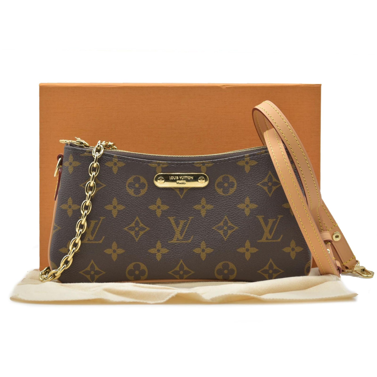 $1890 Louis Vuitton Monogram Liv Pochette