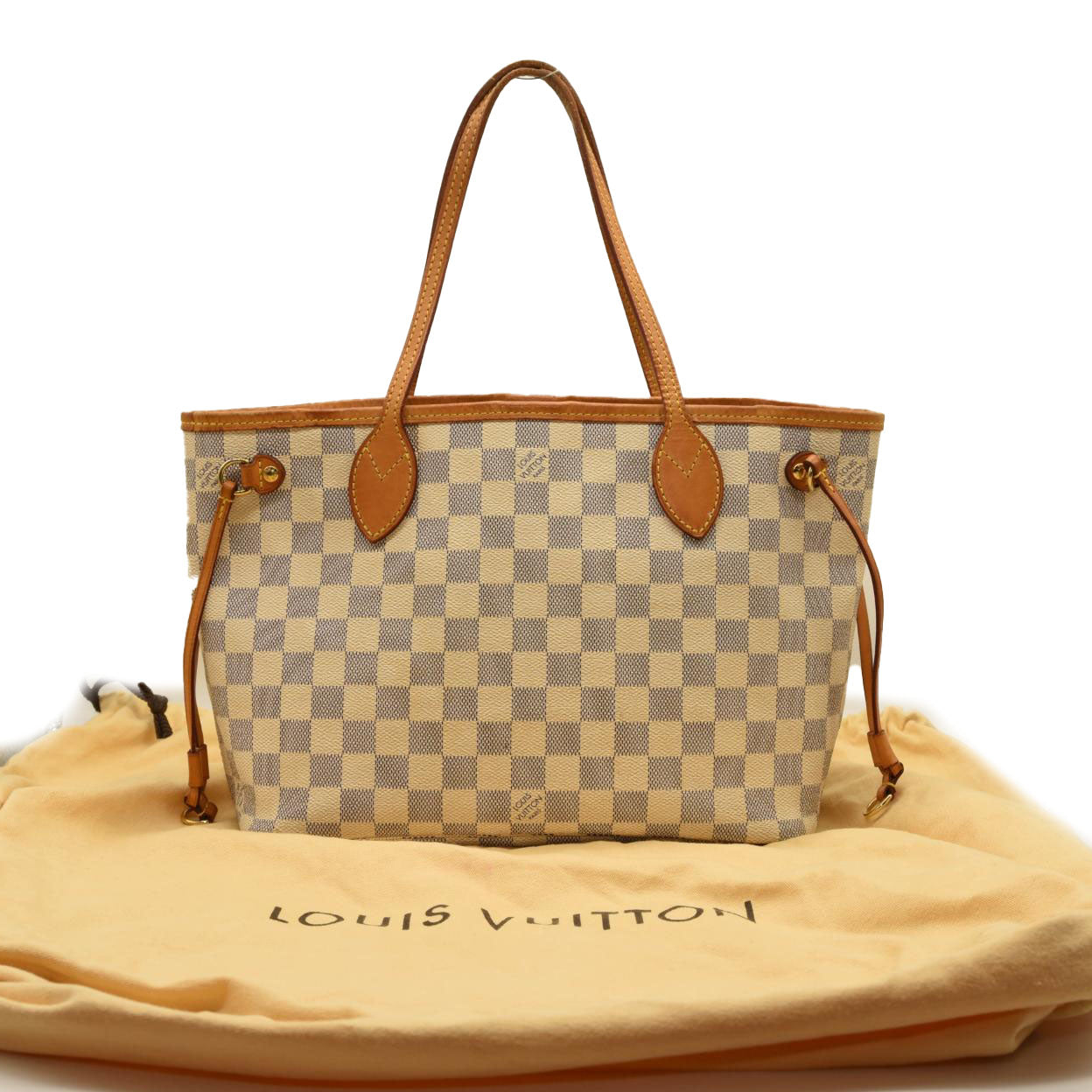 LOUIS VUITTON Damier Azur Neverfull PM