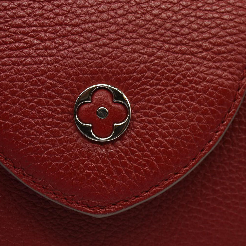 Louis Vuitton  Taurillon Capucines MM Rubis Tote