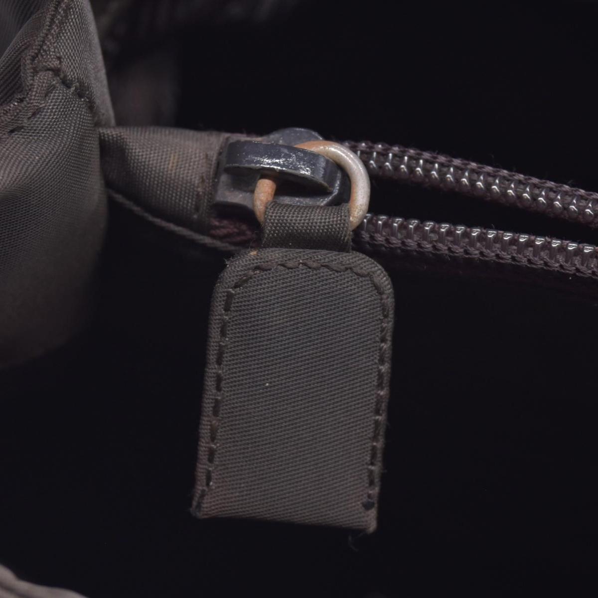 Prada  Enameled Metal Triangle Top Handle Bag