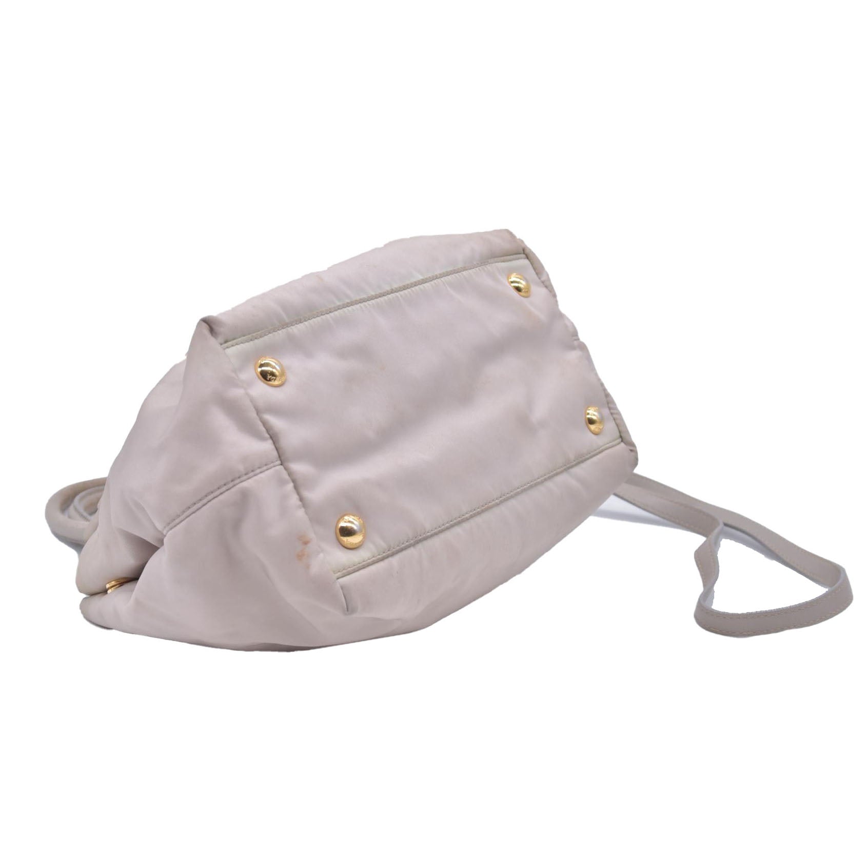 Prada  Tessuto Fiocco Tote Cream