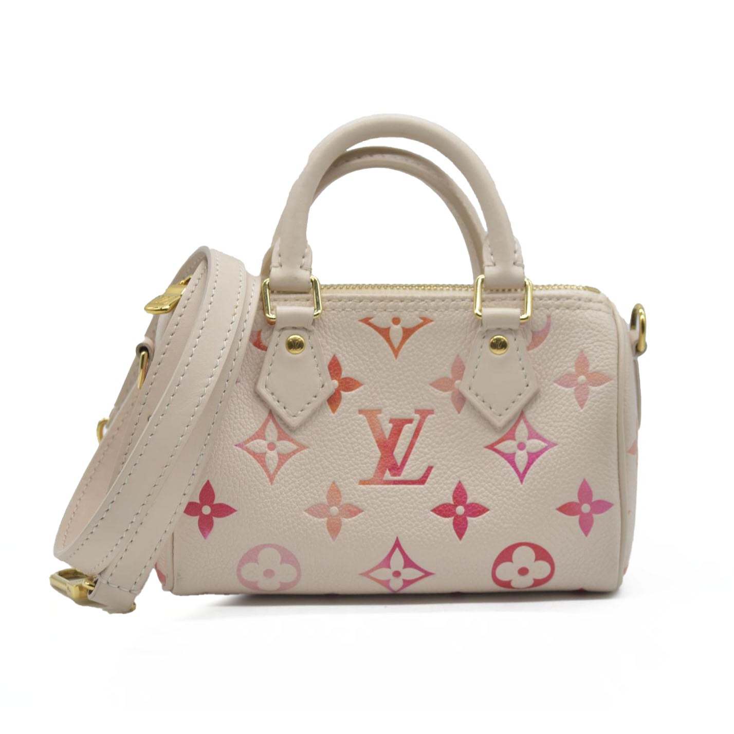 Louis Vuitton  Empreinte Monogram Nano Speedy Sunrise Aquarelle RFID