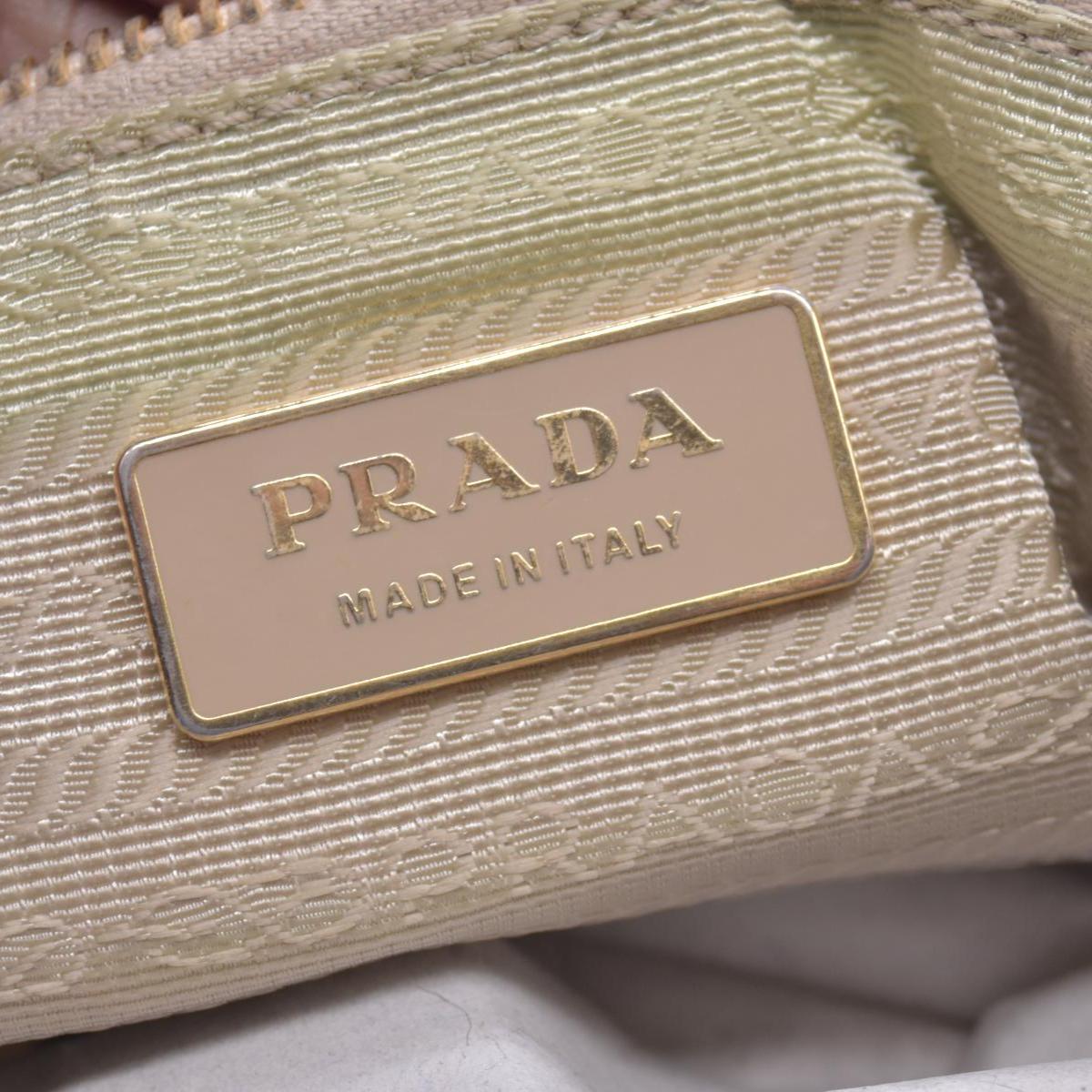 Prada  Tessuto Fiocco Tote Cream