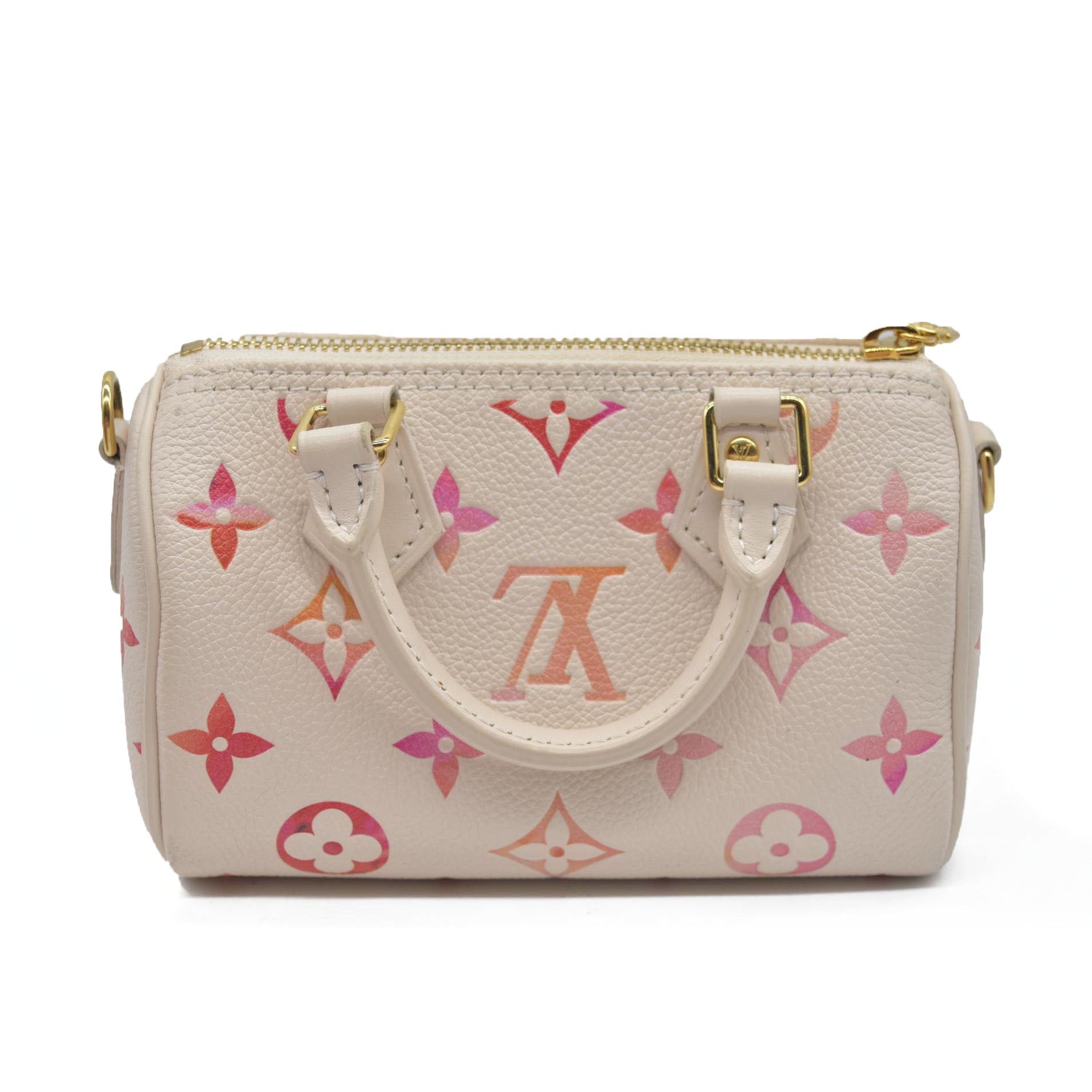 Louis Vuitton  Empreinte Monogram Nano Speedy Sunrise Aquarelle RFID