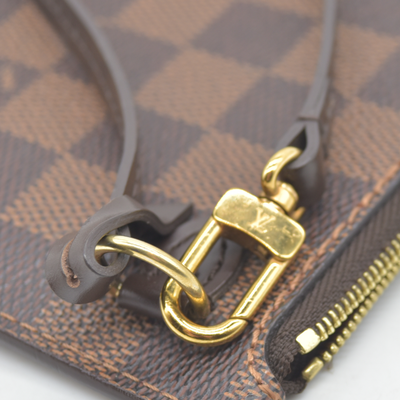 $1150 Louis Vuitton  Damier Ebene Neverfull MM GM Pochette 2016