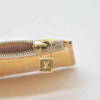 Louis Vuitton Monogram Vernis Pochette Cles Wallet Coin Purse CA0074