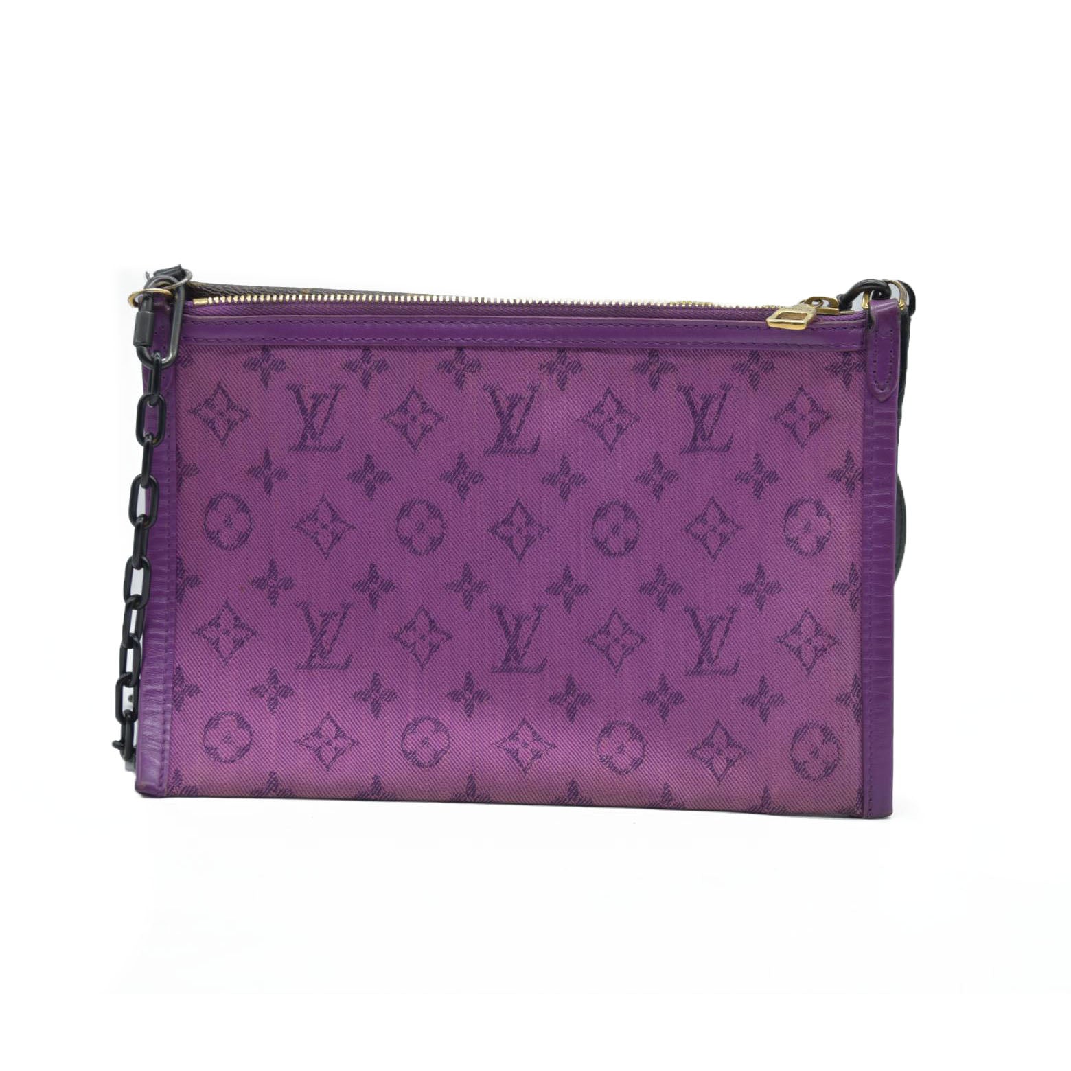 Louis Vuitton  Monogram Double Flat Messenger Marron