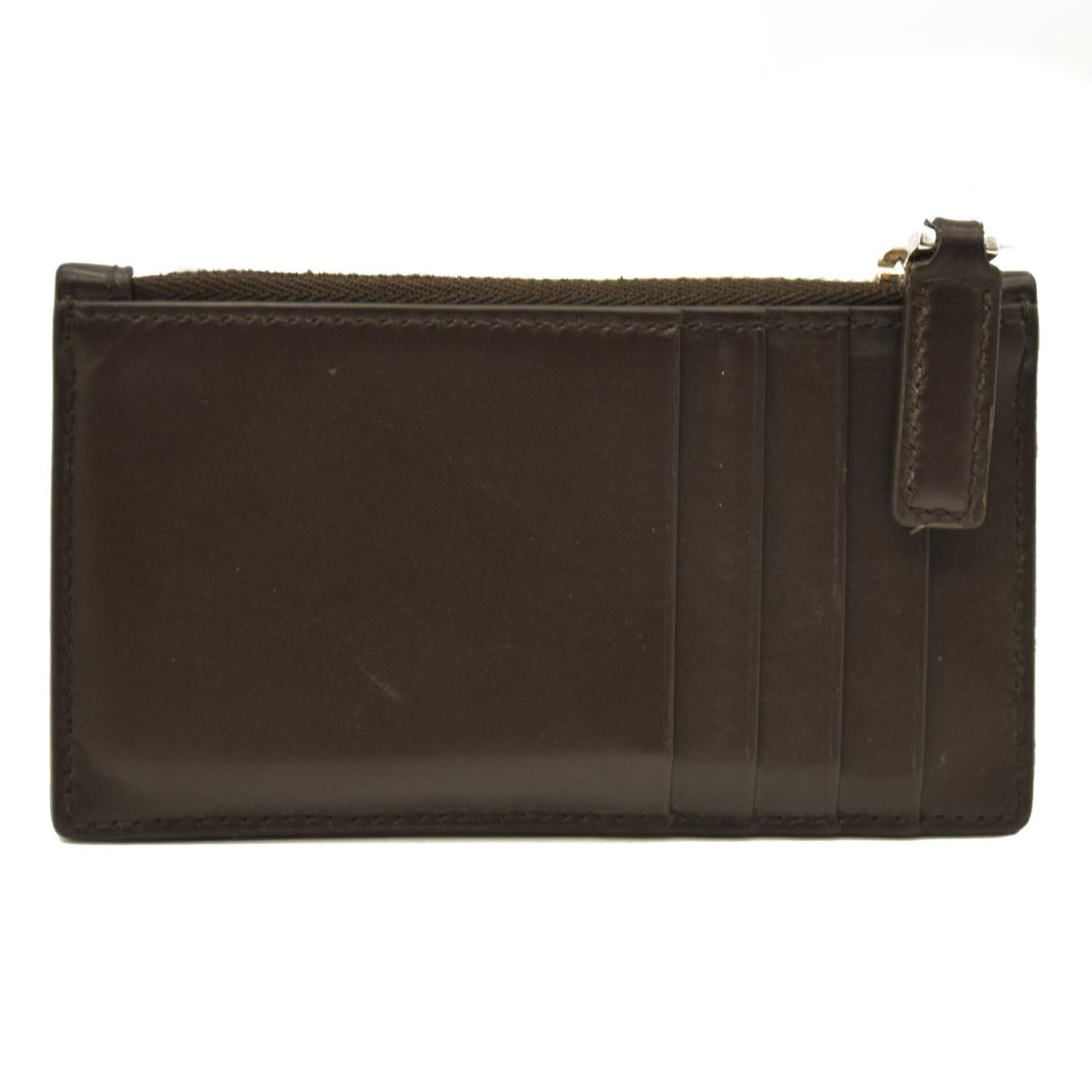 Gucci  Guccissima Signature Coin Case Card Holder Brown