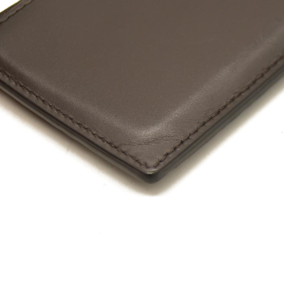 Gucci  Guccissima Signature Coin Case Card Holder Brown