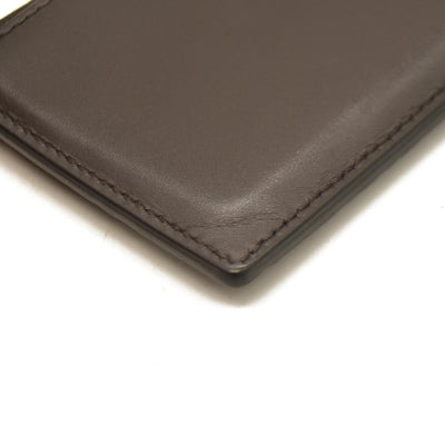Gucci  Guccissima Signature Coin Case Card Holder Brown