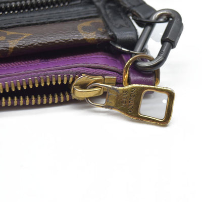 Louis Vuitton  Monogram Double Flat Messenger Marron