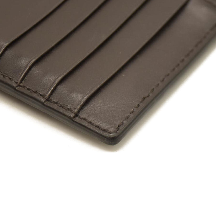 Gucci  Guccissima Signature Coin Case Card Holder Brown