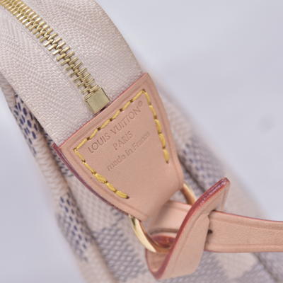 $1710 Louis Vuitton Damier Azur Pochette Accessoires with Chain 10021294