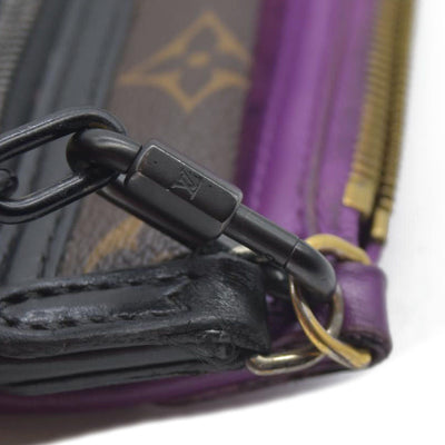 Louis Vuitton  Monogram Double Flat Messenger Marron