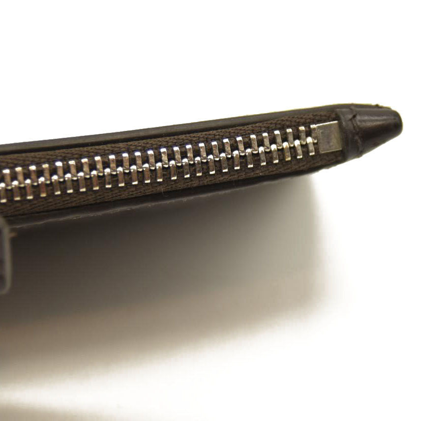 Gucci  Guccissima Signature Coin Case Card Holder Brown