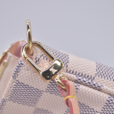$1710 Louis Vuitton Damier Azur Pochette Accessoires with Chain 10021294