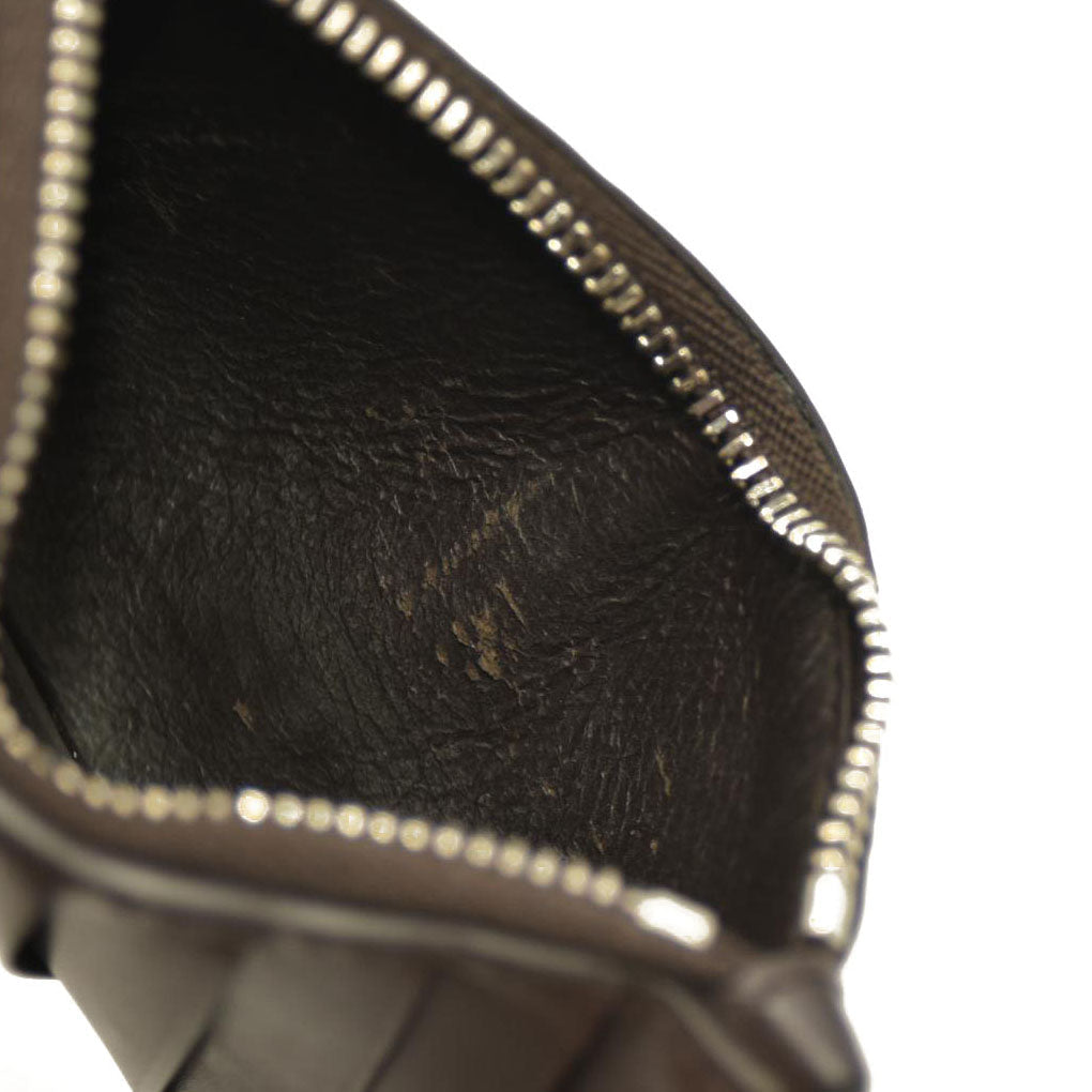 Gucci  Guccissima Signature Coin Case Card Holder Brown