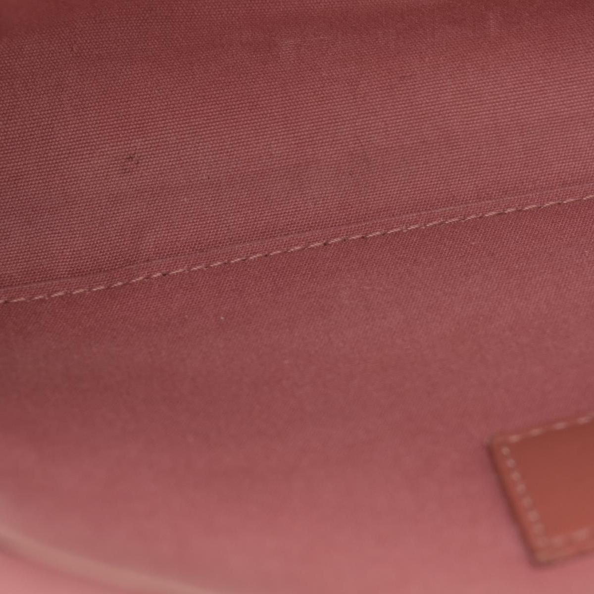 $1460 2018 Louis Vuitton Vernis Valentine Dog Pochette Felicie Chain Wallet Pink TJ0148