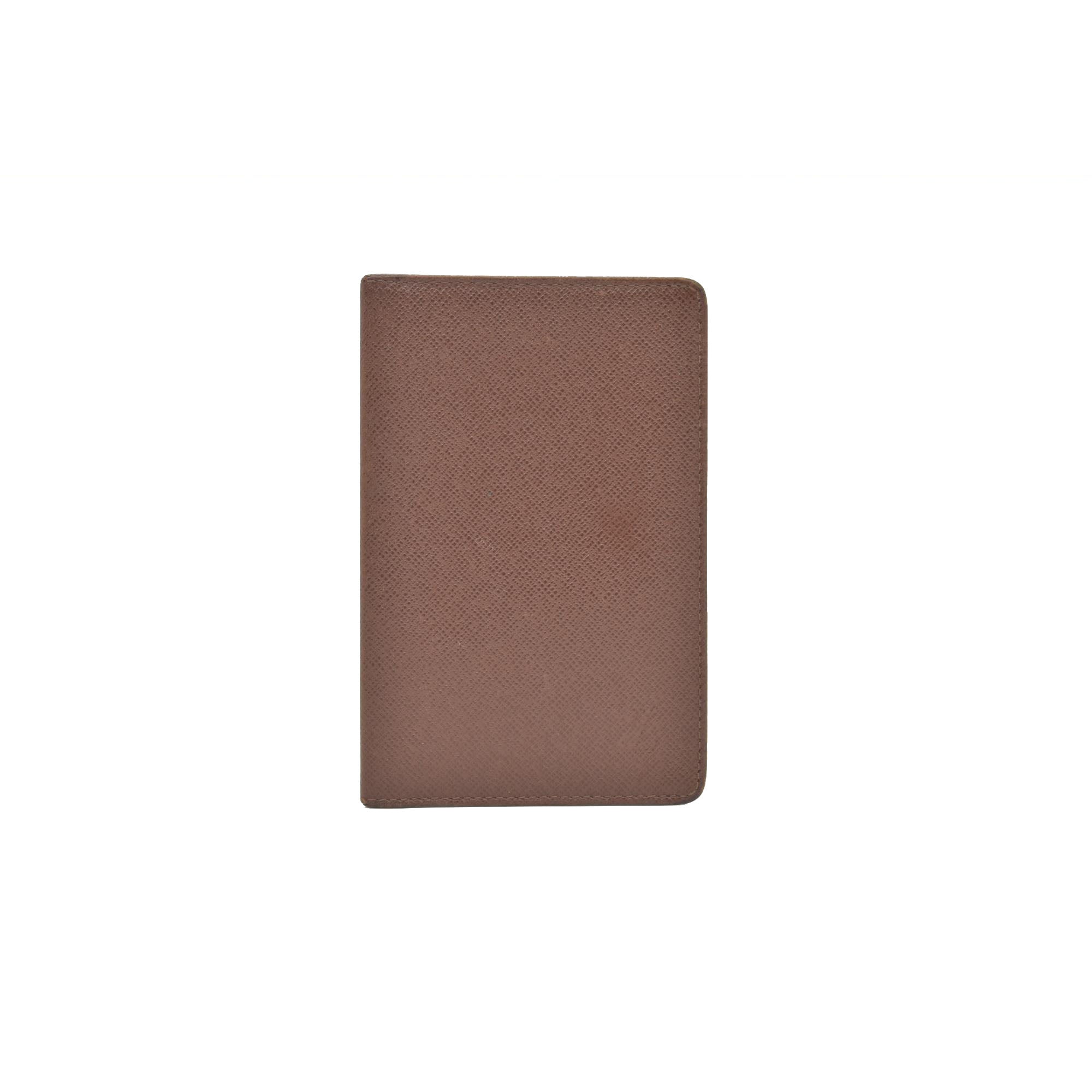 $435 Louis Vuitton Taiga ID Card Holder Wallet  SP1021