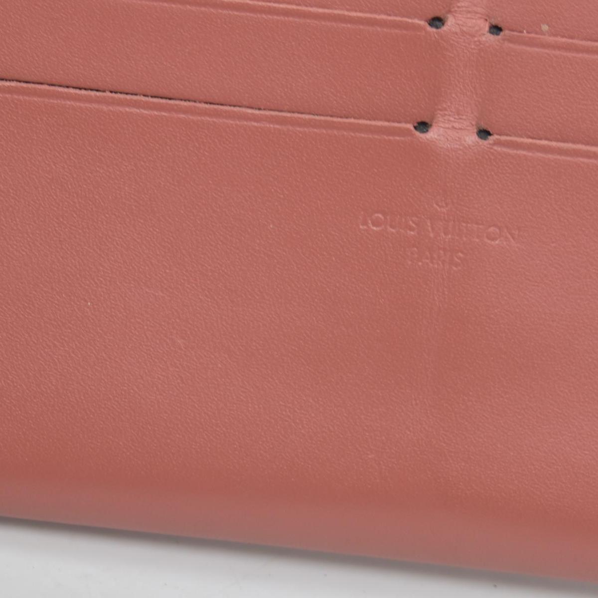 $500 Louis Vuitton Vernis Valentine Dog Pochette Felicie Chain Wallet Pink Pouch