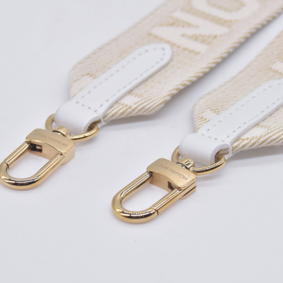 $715 Louis Vuitton Nylon Coussin Shoulder Strap White
