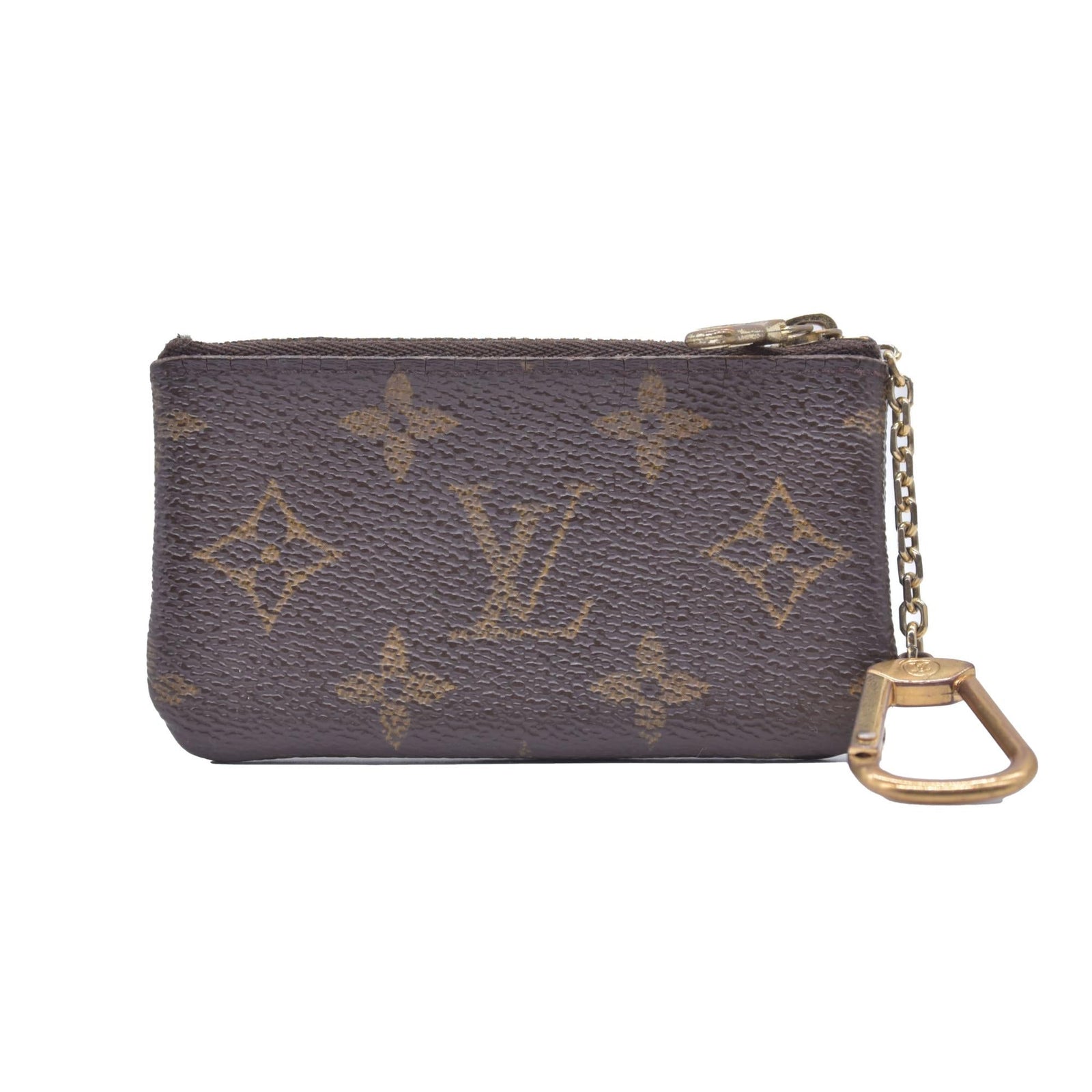 $355 Louis Vuitton Monogram Pochette Cles Key Holder CONSIGNMENT