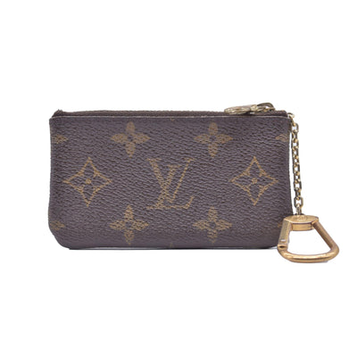 $355 Louis Vuitton Monogram Pochette Cles Key Holder CONSIGNMENT