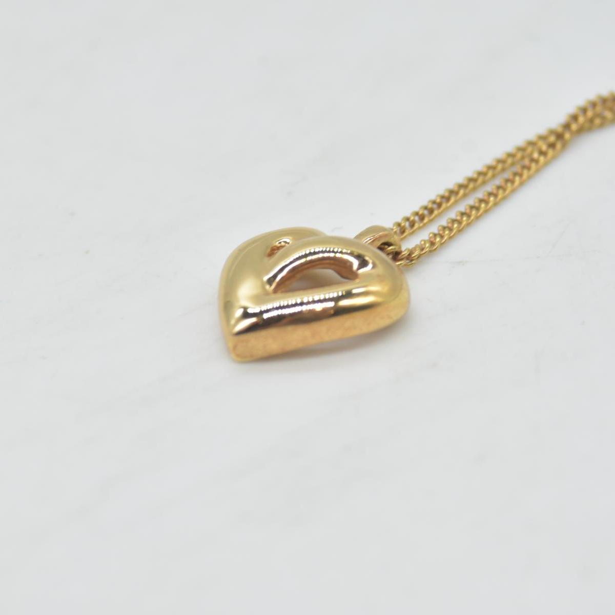 $300 Christian Dior  Vintage Heart Pendant Necklace CONSIGNMENT