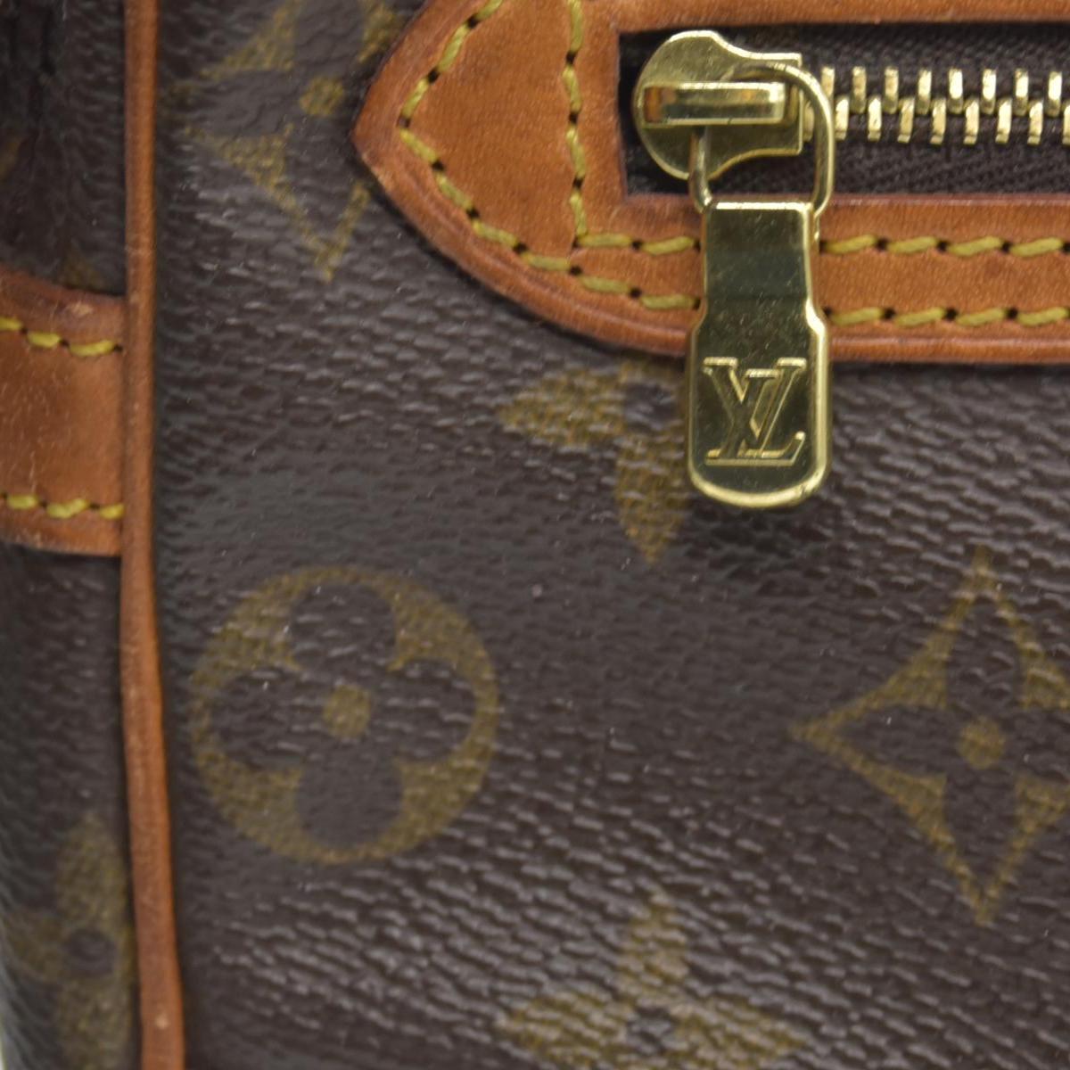 $690 LOUIS VUITTON Monogram Marly Dragonne GM Clutch Bag