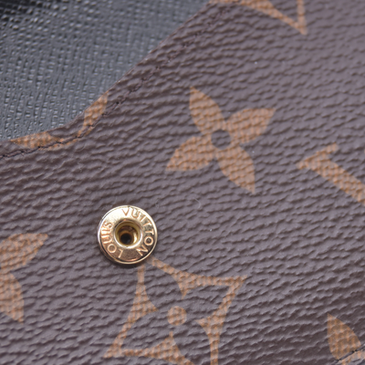 $695 LOUIS VUITTON Monogram Recto Verso Card Holder RFID 10021359
