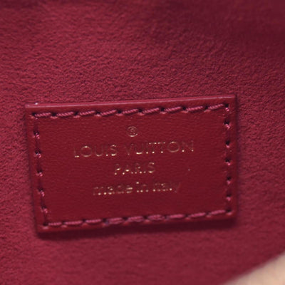 $3900 LOUIS VUITTON Monogram Empreinte Coussin PM Rubis Red RFID 10021360
