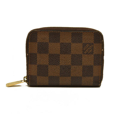 Louis Vuitton  Damier Ebene Zippy Coin Purse France