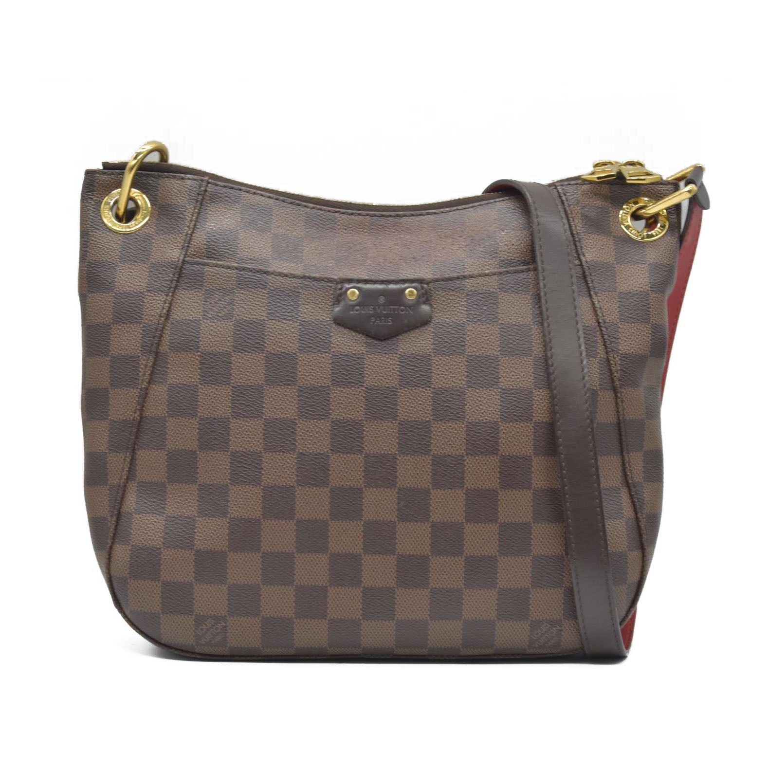 $1520 2018 Louis Vuitton Damier Ebene South Bank Besace DR0198