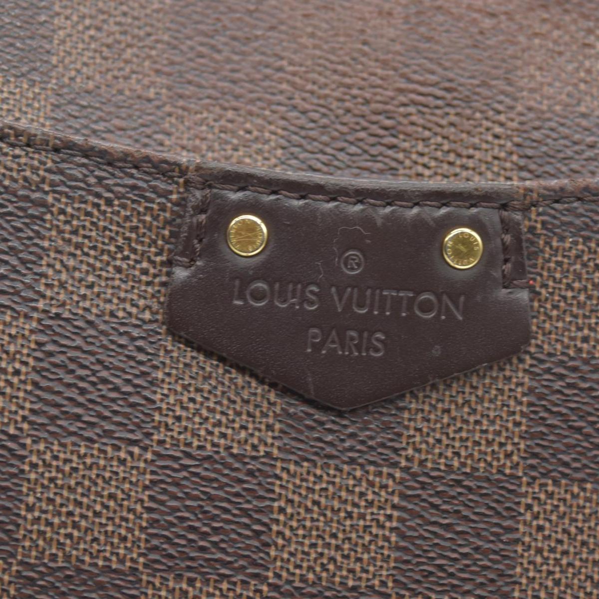 $1520 2018 Louis Vuitton Damier Ebene South Bank Besace DR0198