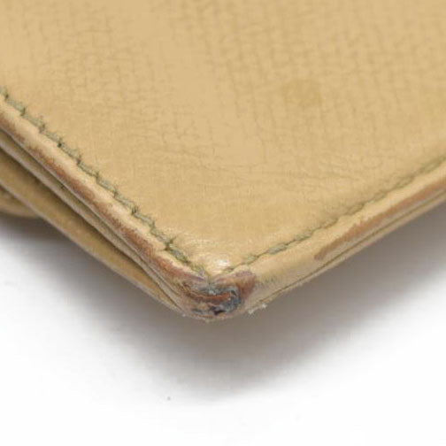 $875 Chanel Coco Button Coin Purse Beige