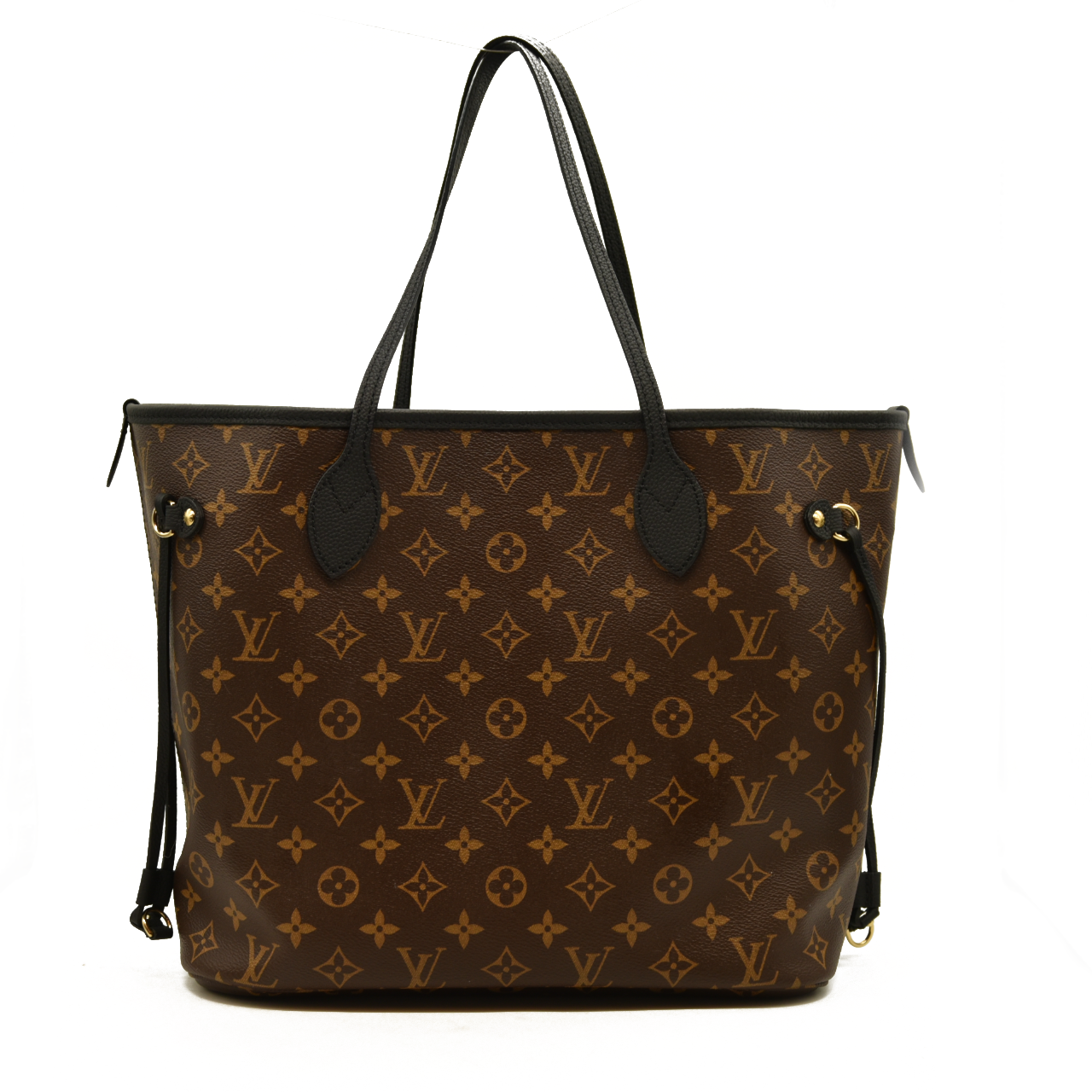 Louis Vuitton Monogram Calfskin Neo Neverfull Inside Out MM Black
