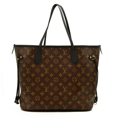 Louis Vuitton Monogram Calfskin Neo Neverfull Inside Out MM Black