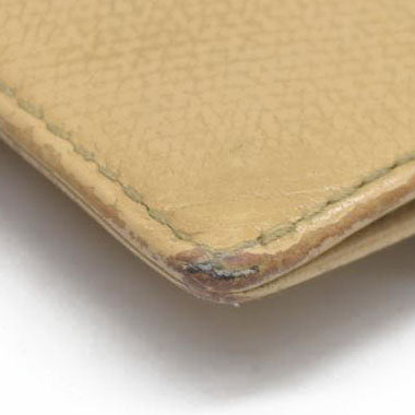 $875 Chanel Coco Button Coin Purse Beige