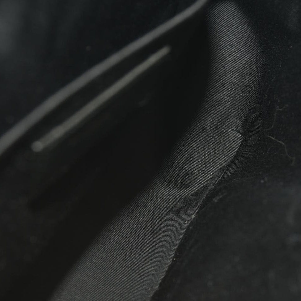 SAINT LAURENT Calfskin Matelasse Monogram Lou Camera Bag Black