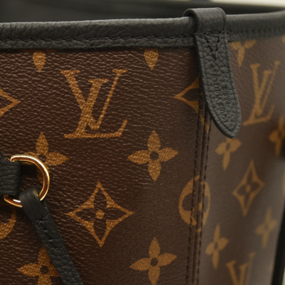 Louis Vuitton Monogram Calfskin Neo Neverfull Inside Out MM Black