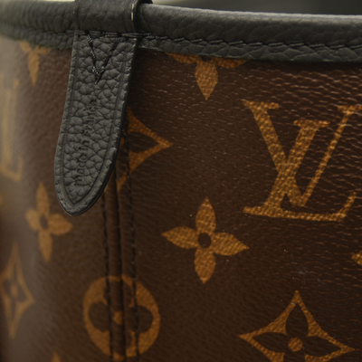 Louis Vuitton Monogram Calfskin Neo Neverfull Inside Out MM Black