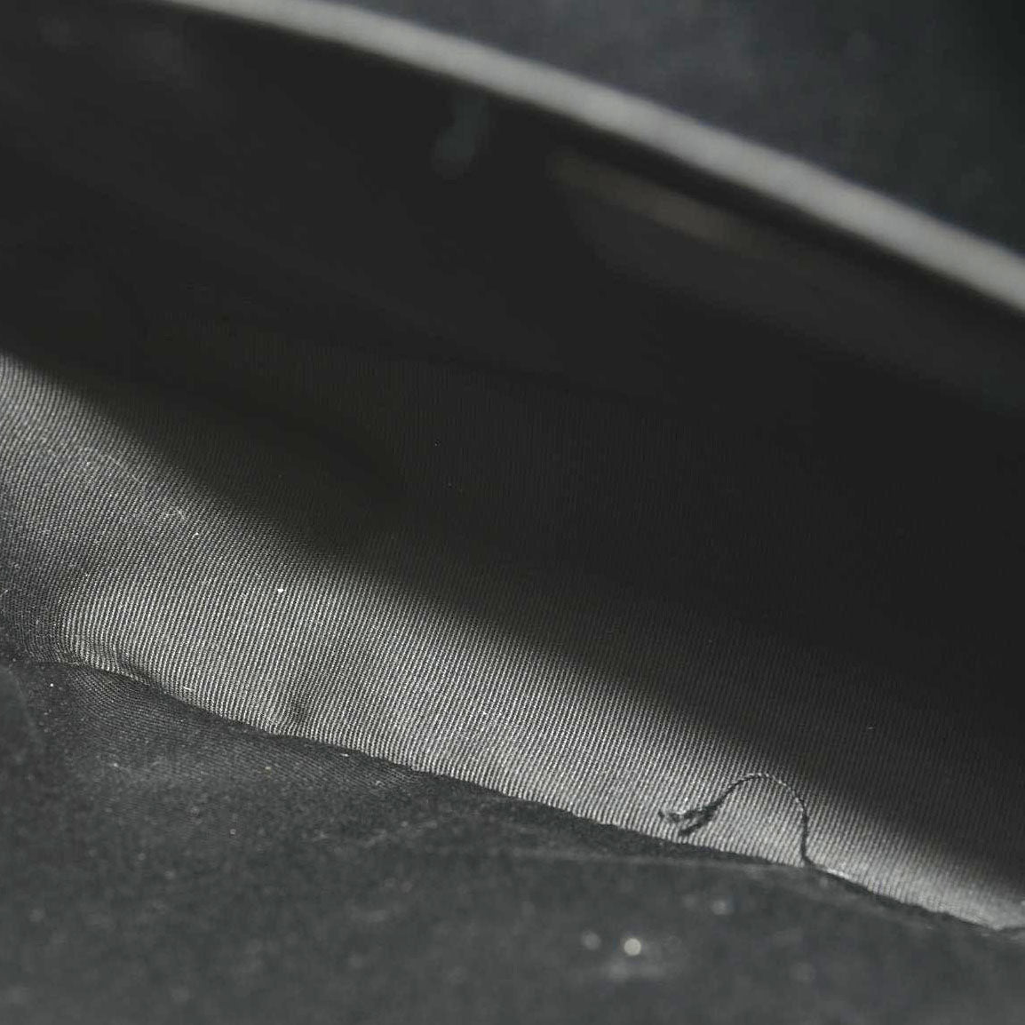 SAINT LAURENT Calfskin Matelasse Monogram Lou Camera Bag Black