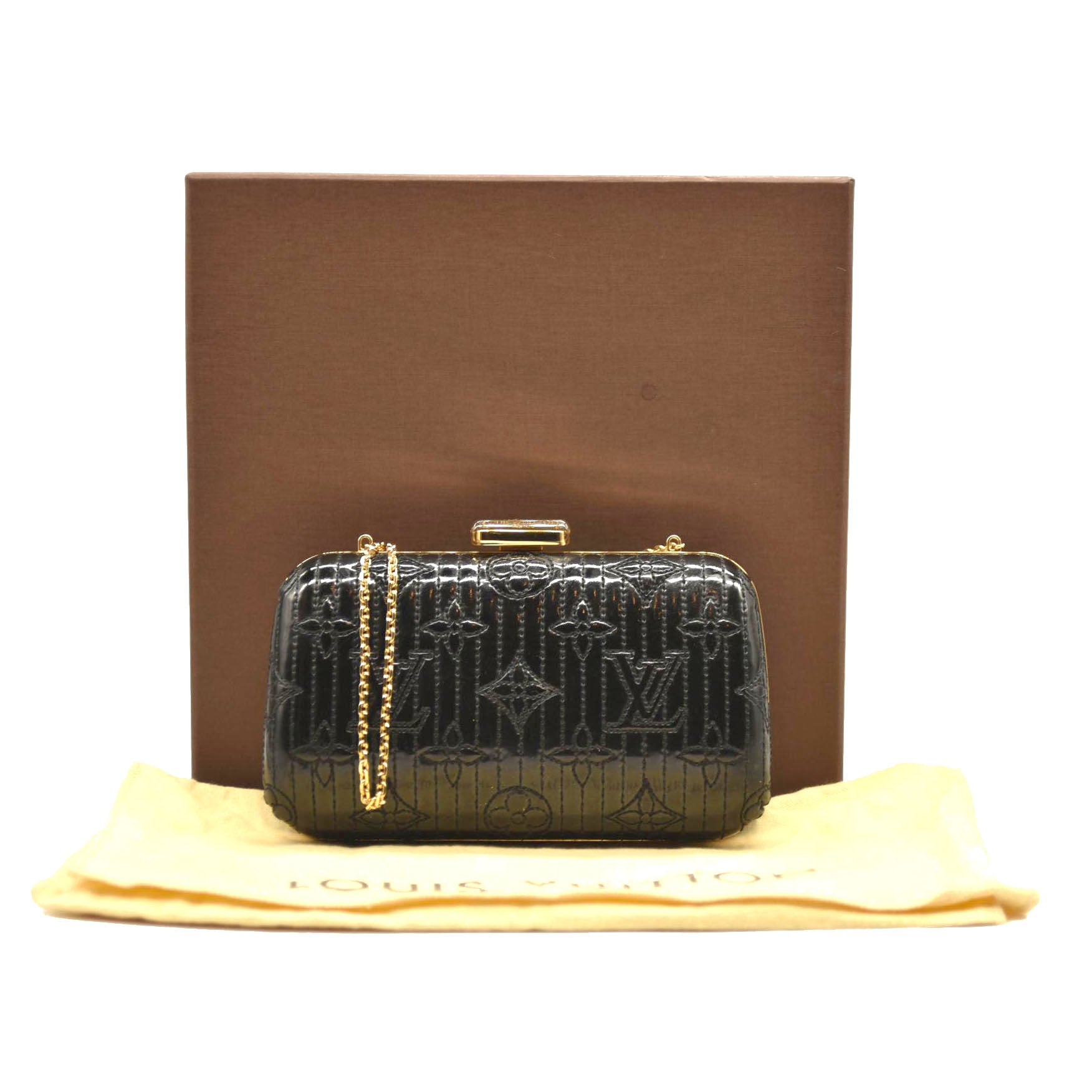 LOUIS VUITTON Minaudiere Monogram Motard Shoulder Bag PL0039