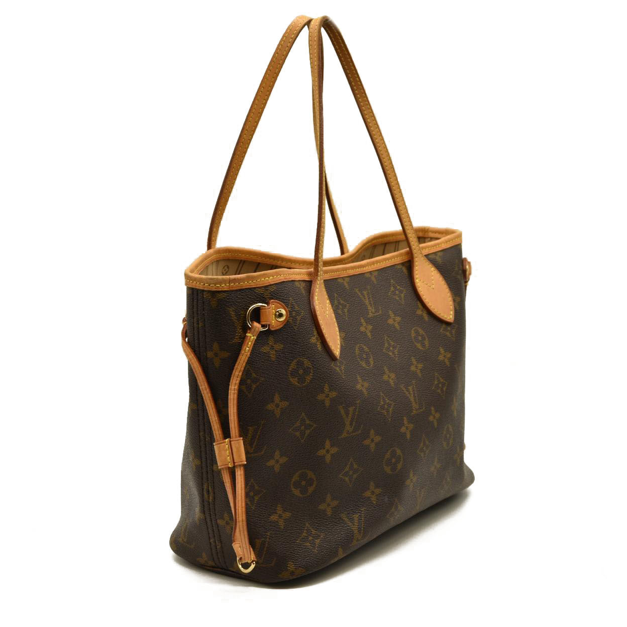 LOUIS VUITTON Neverfull PM Monogram Tote Bag Monogram Canvas Stain