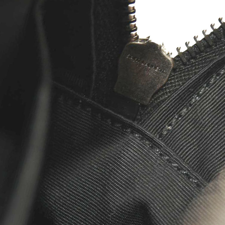 SAINT LAURENT Calfskin Matelasse Monogram Lou Camera Bag Black