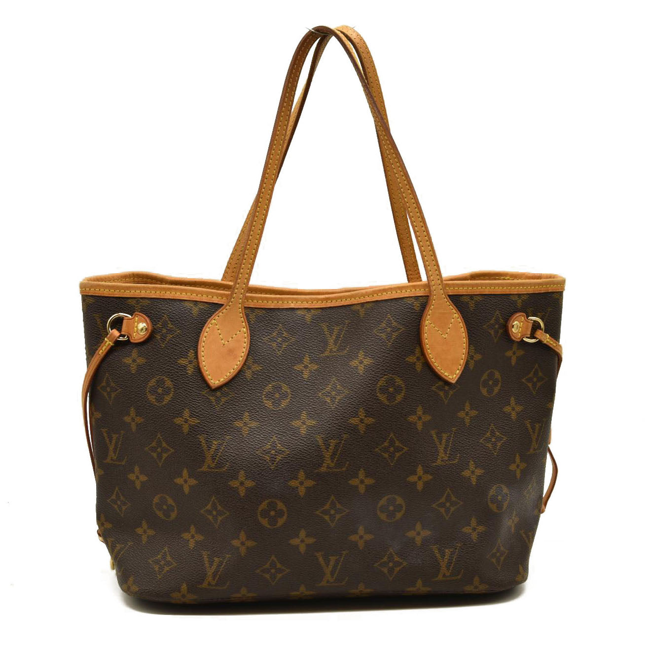 LOUIS VUITTON Neverfull PM Monogram Tote Bag Monogram Canvas Stain
