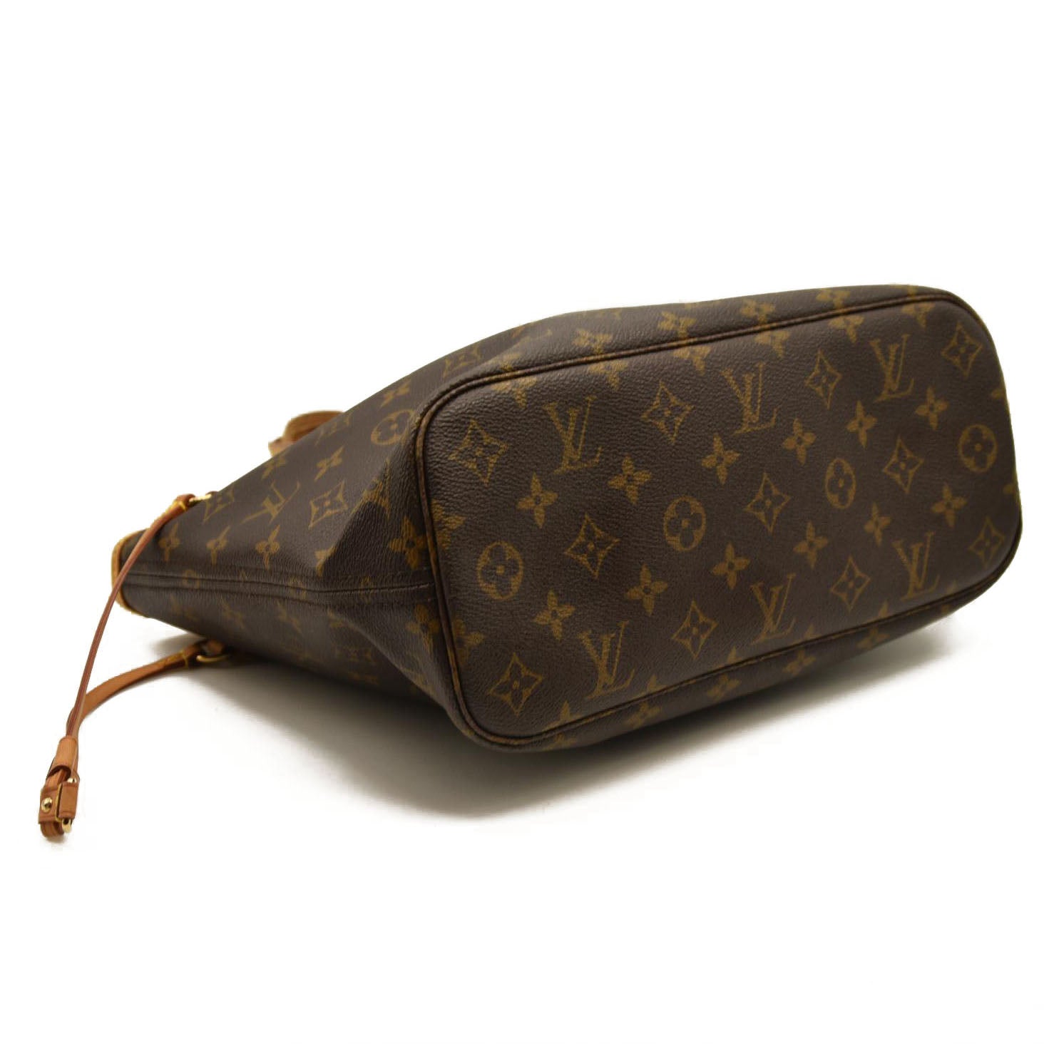 LOUIS VUITTON Neverfull PM Monogram Tote Bag Monogram Canvas Stain