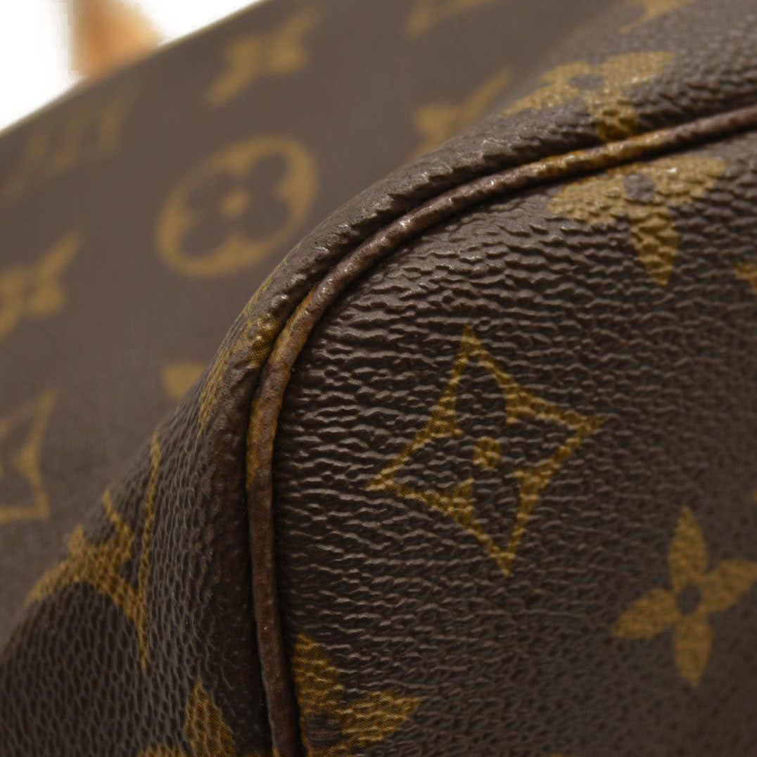 LOUIS VUITTON Neverfull PM Monogram Tote Bag Monogram Canvas Stain